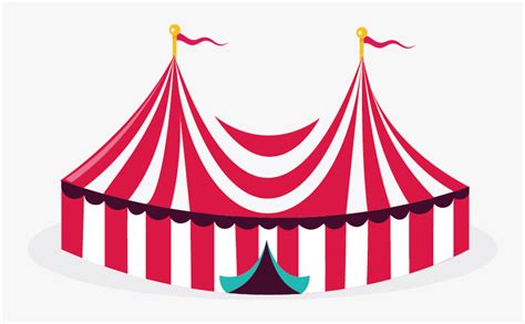 Transparent Carnival Tents Clipart - Circus Tent Cartoon Png, Png ...