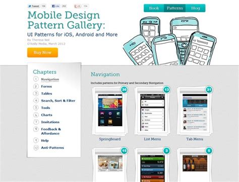 Mobile UI Design Patterns: 10+ Sites for Inspiration