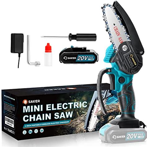 Reviews for Saker Mini Chainsaw,4 Inch Portable Electric Chainsaw Cordless,Handheld Chain Saw ...