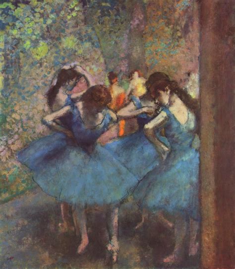 Dancers in Blue by Edgar Degas | Obelisk Art History