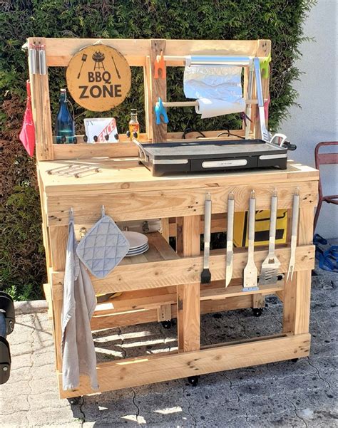 30 DIY Wood Pallet Outdoor Kitchen Ideas | Wood Pallet Creations