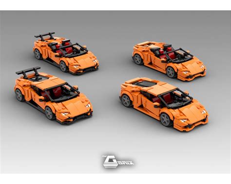 LEGO MOC Lamborghini Huracan EVO 8stud wide Speed Champions Size ...