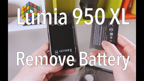 Microsoft Lumia 950 XL - How To Remove The Battery - YouTube