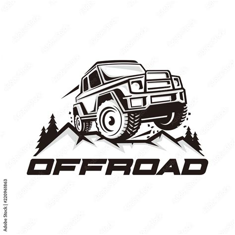 Off road Logo Vector vector de Stock | Adobe Stock