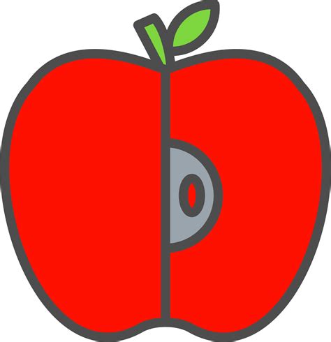 Apple Vector Icon 17271371 Vector Art at Vecteezy