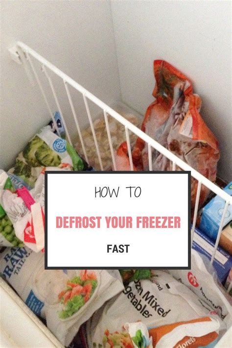 Defrost Your Freezer Fast | Freezer, Cleaning hacks, Cleaning