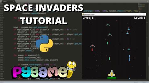 Pygame Tutorial - Creating Space Invaders | Learn programming, Space invaders, Create space