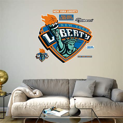 New York Liberty Logo Wall Decal | Shop Fathead® for New York Liberty Decor