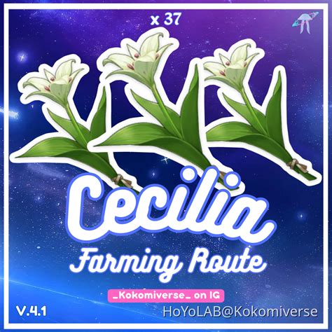 •Cecilia Location & Farming Route• Genshin Impact | HoYoLAB