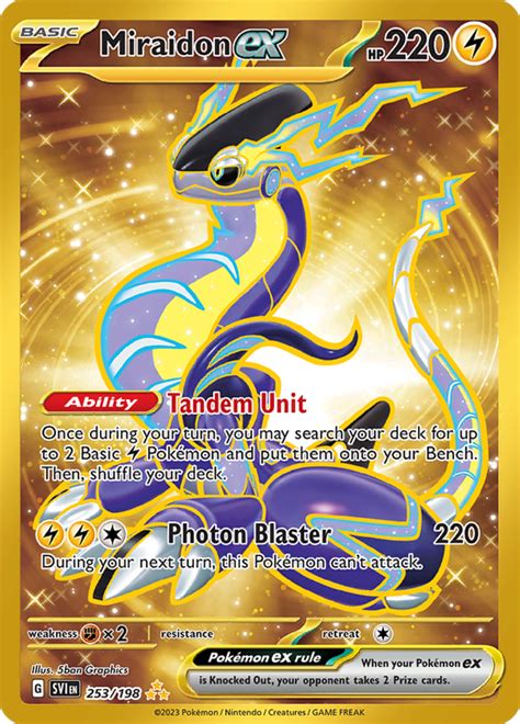 Miraidon ex sv1 253 | Pokemon TCG POK Cards