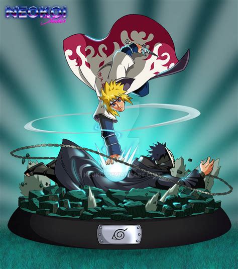 Minato vs. Tobi by Neokoi on DeviantArt