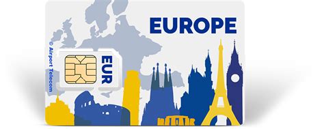 Order prepaid SIM card Europe for calling in Europe | Airport Telecom ...