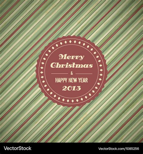 Vintage christmas card background Royalty Free Vector Image