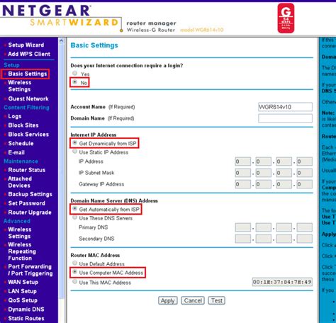 Default Router Settings – Telegraph