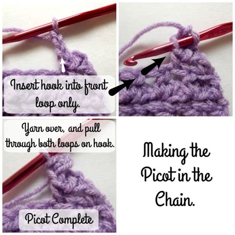 How to Do the Crochet Picot Stitch - CrochetNCrafts