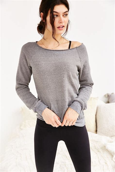 Lyst - Alternative Apparel Maniac Pullover Sweatshirt in Gray