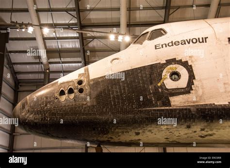 The nose of the space shuttle Endeavour, California Science Museum, Los ...