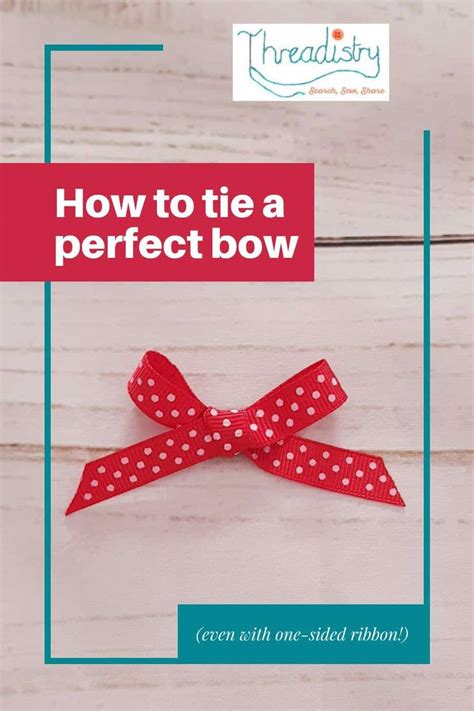 How to tie a perfect bow every time (even with one-sided ribbon!)