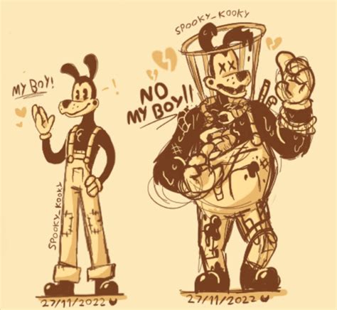 ArtStation - Boris & Brute Boris sketches - Batim Fanart