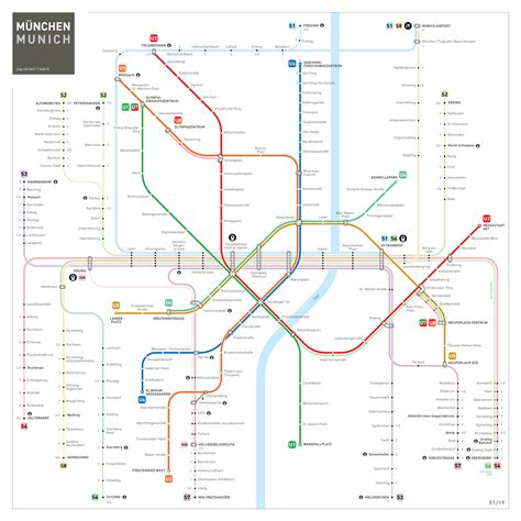 Munich Metro Map : inat