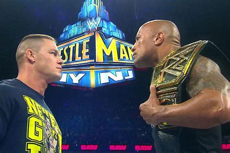 The Rock vs. John Cena: From 'Once in a Lifetime' to a WrestleMania 29 ...