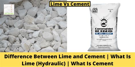 Difference Between Lime and Cement | What Is Lime (Hydraulic) | What Is ...