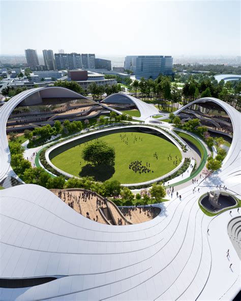 MAD Architects Unveil Canal-Inspired Design of the Jiaxing Civic Center ...