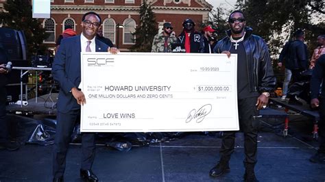 Sean "Diddy" Combs gifts $1 million to Howard University - Axios ...