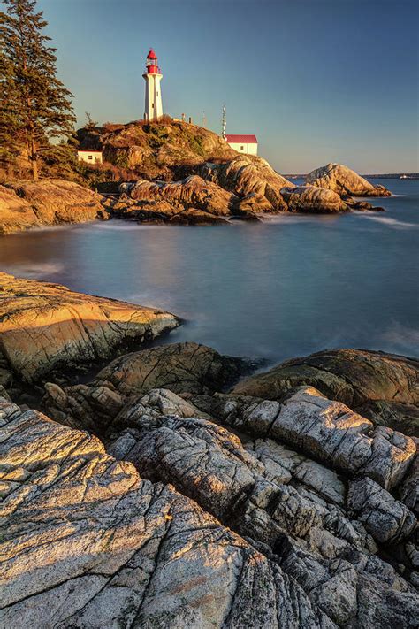 Lighthouse Park Sunset West Vancouver Photograph by Pierre Leclerc ...