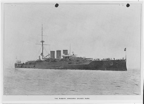 NH 60713 RURIK Russian Armored Cruiser, 1906