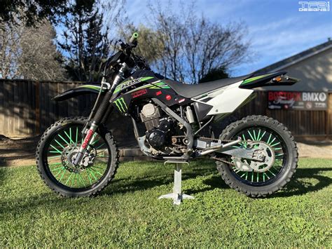 Kawasaki KLX140 Graphics Kit by TFB Designs KLX140L Decals - TFB Designs