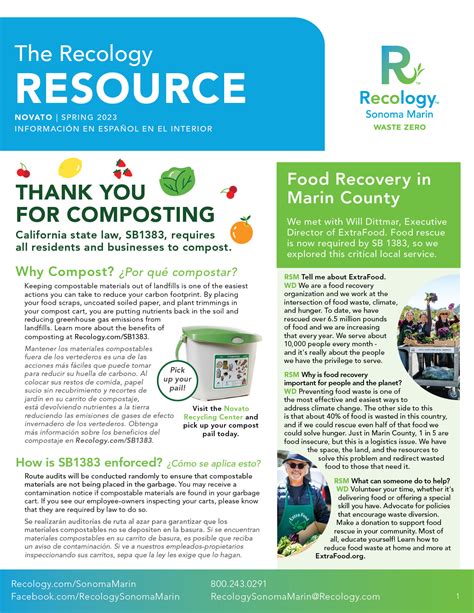 Newsletter - Recology Sonoma Marin