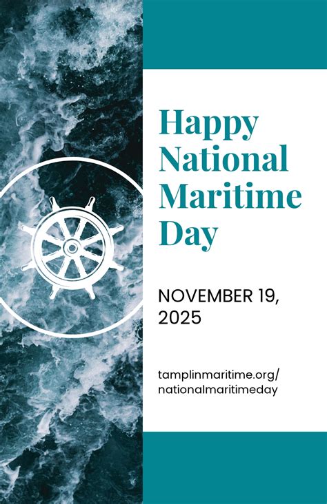 National Maritime Day Poster Template - PSD | Template.net