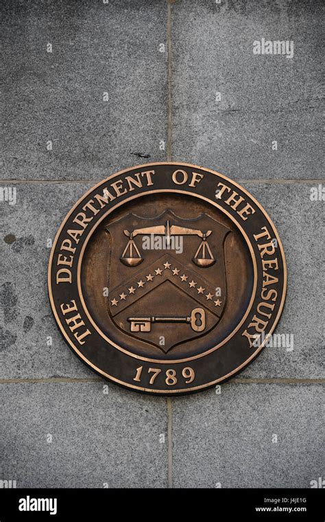 Department of treasury logo hi-res stock photography and images - Alamy