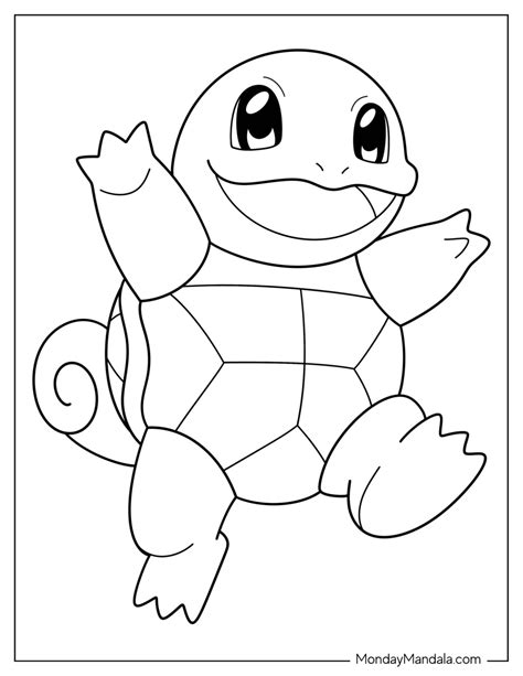 22 Squirtle Coloring Pages (Free PDF Printables)