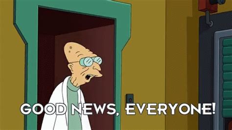 Futurama Good News GIF - Futurama Good News Good - Discover & Share GIFs