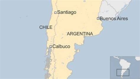 Chile Map Calbuco