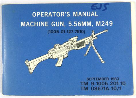 Operators Manual - M249 Machine Gun