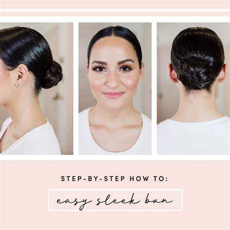 How To: Style Your Hair into a Sleek Bun | Fancy Face Inc.