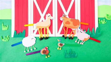 Old MacDonald Had A Farm - Dancing Farm Animals Craft - Super Simple