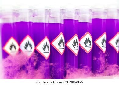 Flammable Chemicals Test Tubes Symbol Stock Photo 2152869175 | Shutterstock