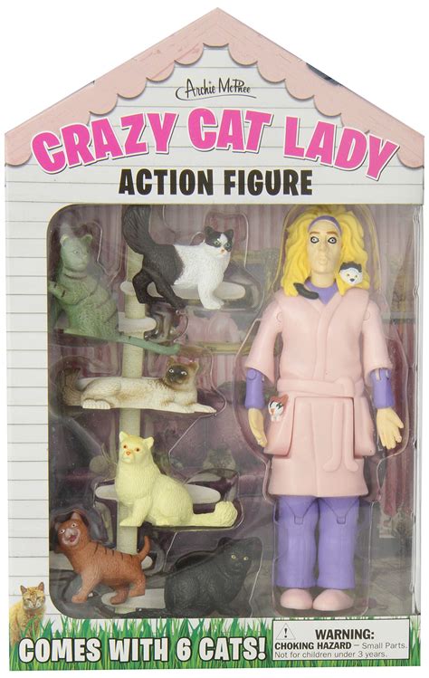 Accoutrements Crazy Cat Lady Action Figure Set 739048124705 | eBay