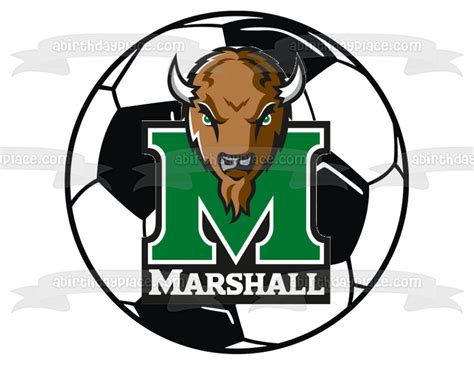 Marshall University Soccer Logo NCAA Edible Cake Topper Image ABPID102 ...