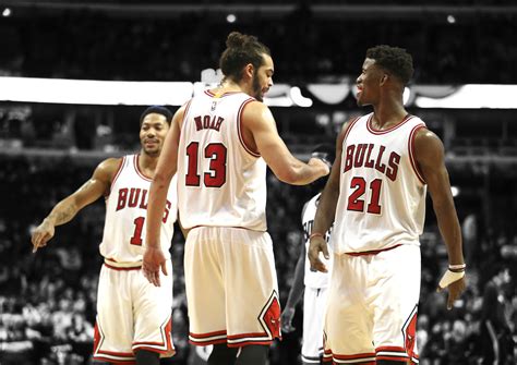 Derrick Rose Joakim Noah Jimmy Butler NBA Basketball Chicago Bulls ...