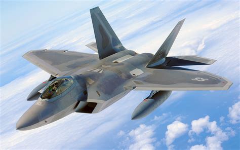 Gray jet plane, F-22 Raptor, military aircraft, aircraft, US Air Force ...