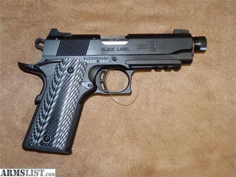 ARMSLIST - For Sale: Browning BLACK LABEL 1911-22