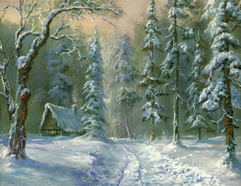 Christmas Landscape Digital Art by Pobytov - Fine Art America