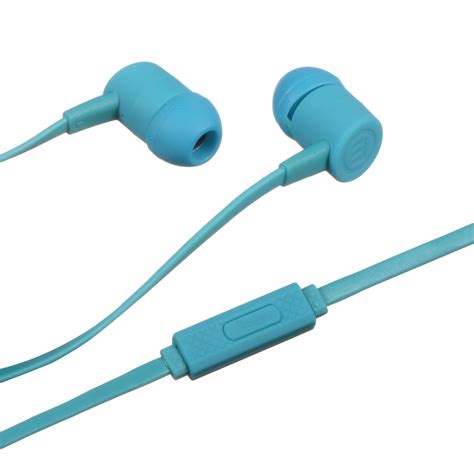 Maxell Solid 2 Earphones with Microphone (Blue) 347694 B&H Photo