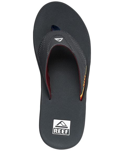 REEF Men's Fanning Vintage Flip-Flops - Macy's