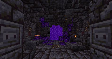 Nether Portal Room in Minecraft